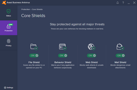 Avast CloudCare Core Shields